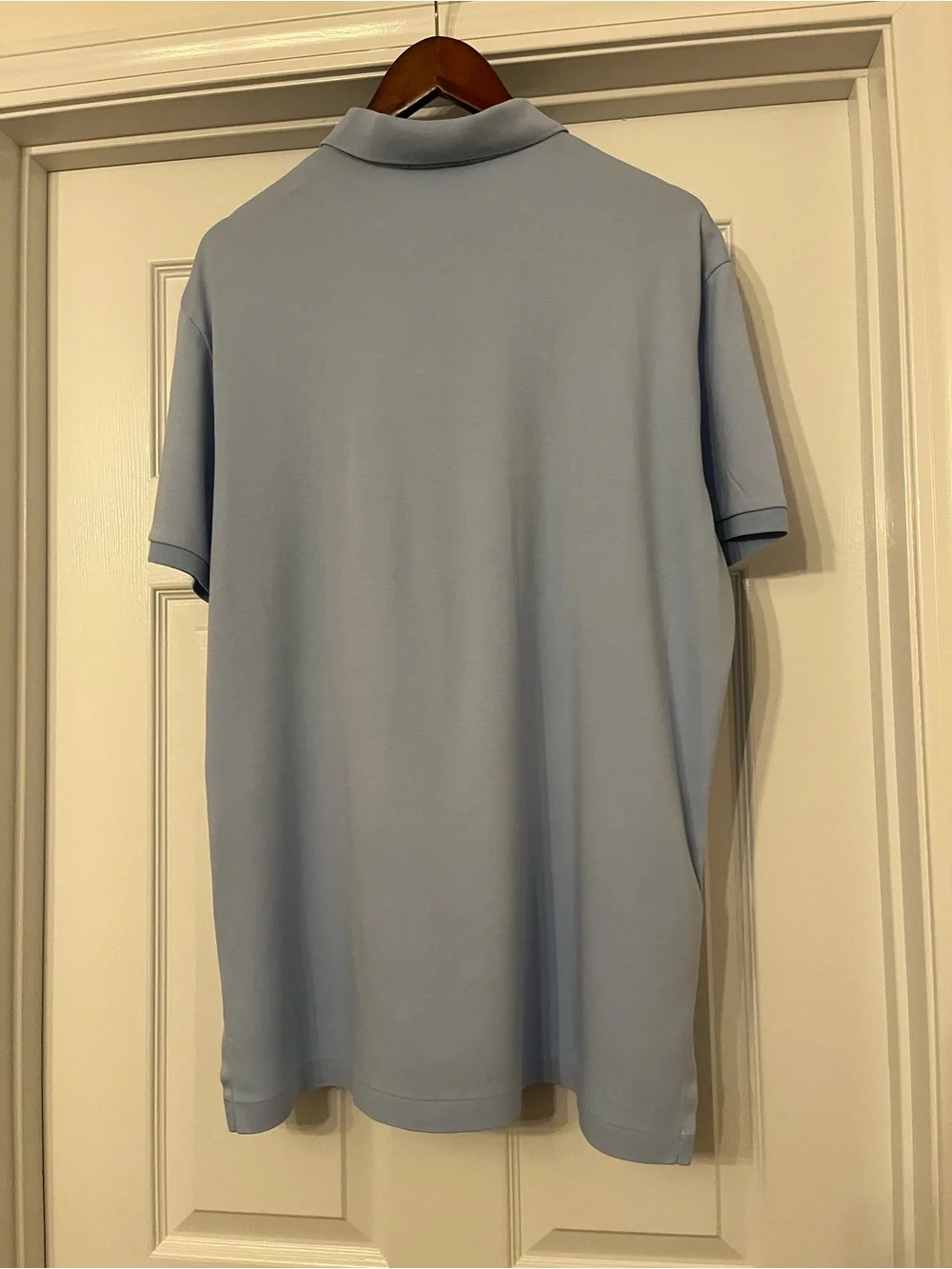 Polo by Ralph Lauren Men's Light Blue Cotton Polo - XL
